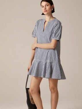 NWT J. Crew Delilah Ruffle Hem Dress - Size XL Tall